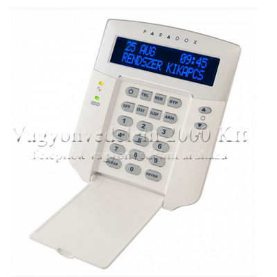 riasztóbolt, riasztobolt, PARADOX EVO-K641+ LCD kezelő