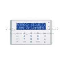 riasztóbolt, riasztobolt, PARADOX K656 Érintőgombos 32 karakteres kék LCD kezelő