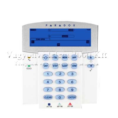 riasztóbolt, riasztobolt, Paradox K35 kezelő Ikon LCD kezelő