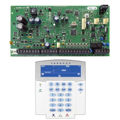 riasztóbolt, riasztobolt, PARADOX MG5050+ K35 IKON LCD kezelővel
