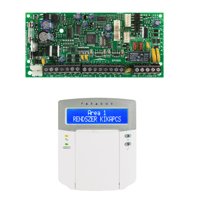 riasztóbolt, riasztobolt, PARADOX SP4000+ K32LCD+ LCD kezelővel