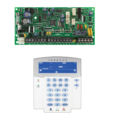 riasztóbolt, riasztobolt, PARADOX SP4000+ K35 IKON LCD kezelővel