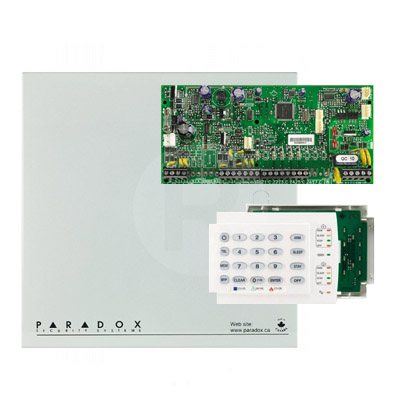 riasztóbolt, riasztobolt, PARADOX SP5500/K10H kezelővel