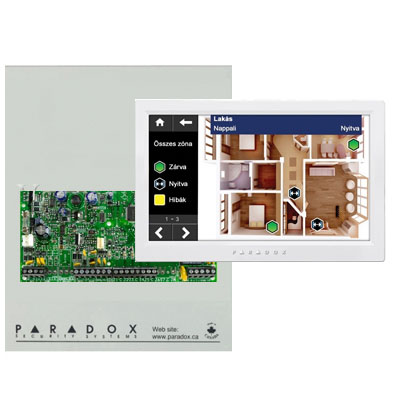 riasztóbolt, riasztobolt, PARADOX SP6000+TM70 kezelő