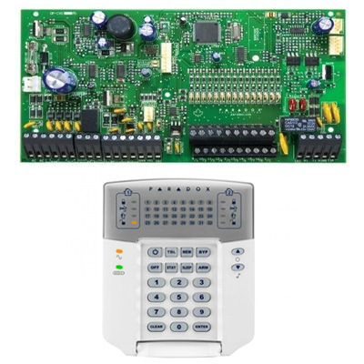 riasztóbolt, riasztobolt, PARADOX SP7000+ K32LED+ LED kezelővel