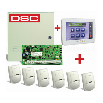 riasztóbolt, riasztobolt, DSC PACK-PC1864-PTK5507-6LC100 riasztó csomag