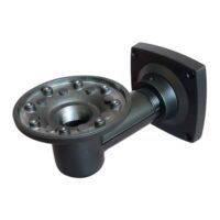riasztóbolt, riasztobolt, PROVISION PR-B11WB-B fekete oldalfali tartókonzol