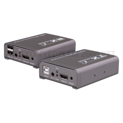 riasztóbolt, riasztobolt, Provision PR-HDKVMoNet HDMI+USB+IR jeltovábbító