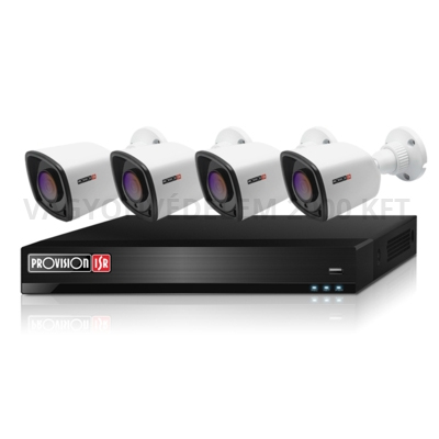 riasztóbolt, riasztobolt, Provision PR-NVR5 4 kamerás IP kamera szett