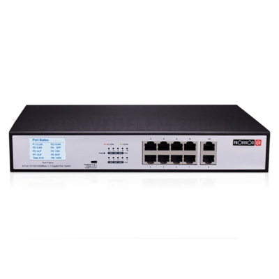 riasztóbolt, riasztobolt, Provision PR-PoES-08130GC+2G Gigabit PoE Switch