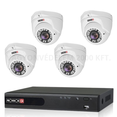 riasztóbolt, riasztobolt, Provision PR-SA4100AHD2LMMSZETT2MPDI dome AHD kamera szett, otthonfigyelő csomag