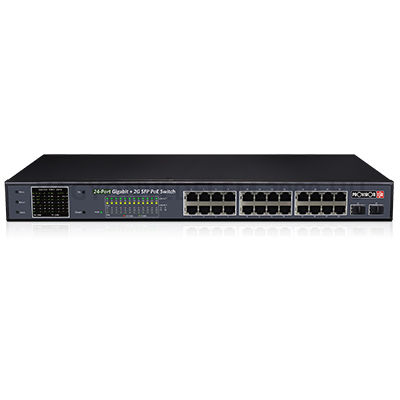 riasztóbolt, riasztobolt, Provision PR-PoES-24380GCL+2SFP Gigabit PoE Switch