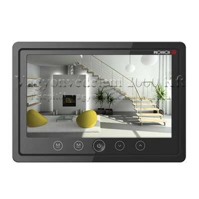 riasztóbolt, riasztobolt, Provision PR-TFT7D/B 7-colos LCD monitor