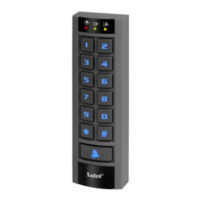 riasztóbolt, riasztobolt, SATEL INT-SCR-BL multifunkciós kezelő