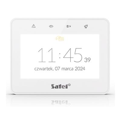 riasztóbolt, riasztobolt, SATEL INT-TSG2R-W 4.3'' érintőkernyős kezelő