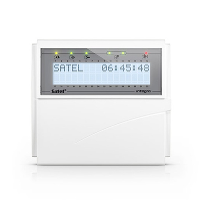 riasztóbolt, riasztobolt, SATEL INTEGRA INT-KLCD-W kezelő