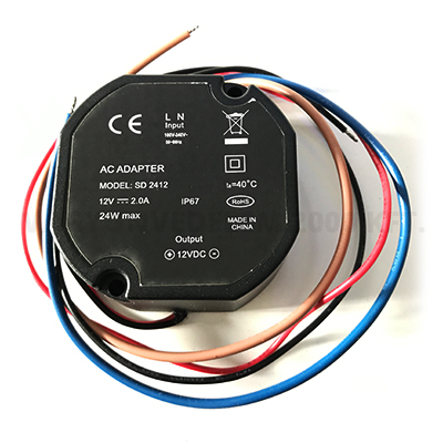 riasztóbolt, riasztobolt, LEMAR SD-2412 12V 2.0A tápegység