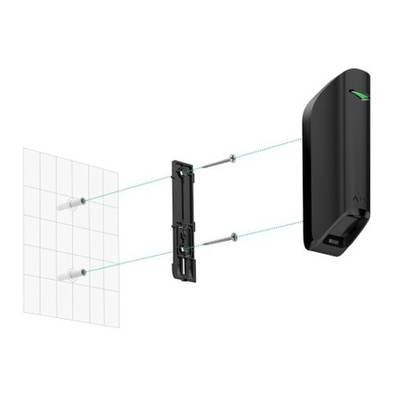 riasztóbolt, riasztobolt, AJAX MotionProtect Curtain konzol - fehér