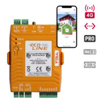 TELL ecoLINE PRO DIN rail - ETH.4G.IN6.R1 GSM kommunikátor