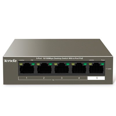 riasztóbolt, riasztobolt, Tenda TEF1105P-4-63W PoE switch