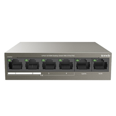 riasztóbolt, riasztobolt, Tenda TEF1106P-4-63W PoE switch