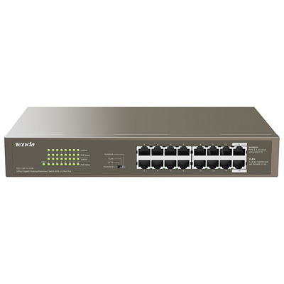 riasztóbolt, riasztobolt, Tenda TEG1116P-16-150W Gigabit PoE switch