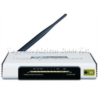 riasztóbolt, riasztobolt, TP-LINK TL-WR741ND 150Mbps WIFI router