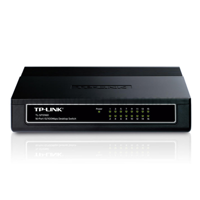 riasztóbolt, riasztobolt, TP LINK TL-SF1016D 10/100Mbps 16 portos switch