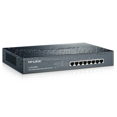 riasztóbolt, riasztobolt, TP-LINK TL-SG1008PE 8 portos PoE switch