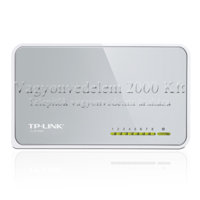 riasztóbolt, riasztobolt, TP-LINK SF1008D 10/100Mbps 8 portos mini switch