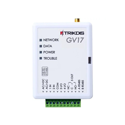 riasztóbolt, riasztobolt, TRIKDIS GV17-2G GSM-IP kapunyitó modul