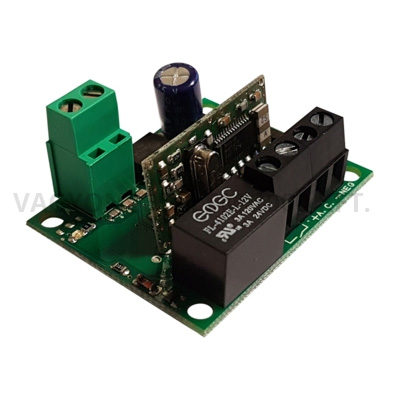 riasztóbolt, riasztobolt, Tecno TRX1/12V/24V 1 csatornás rádiós vevő