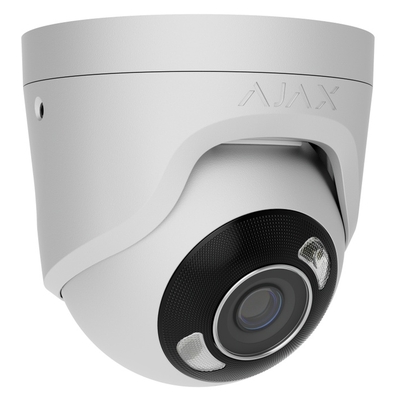 riasztóbolt, riasztobolt, AJAX TurretCam HL 5 MP dómkamera 4 mm - fehér