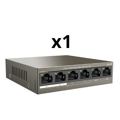 UNIVIEW 2MP IP PoE csőkamera szett