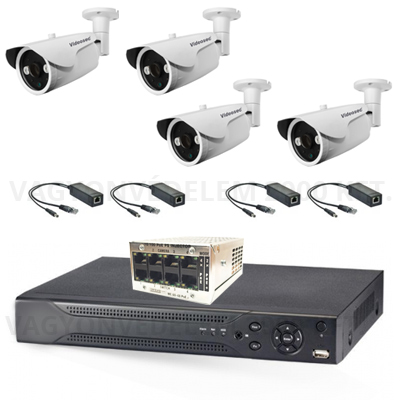 riasztóbolt, riasztobolt, Videosec IRW-236IP FULL HD IP kamera rendszer csomag