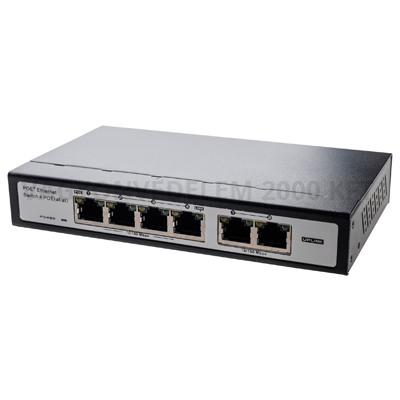 riasztóbolt, riasztobolt, Videosec PS-1004EP-2E 4 csatornás POE Switch