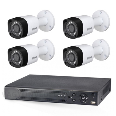 riasztóbolt, riasztobolt, IP kamera rendszer csomag - Videosec 2MP csőkamera szett