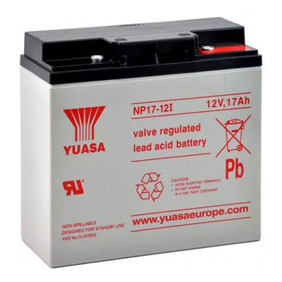riasztóbolt, riasztobolt, YUASA 12V 17Ah akkumulátor (NP17-12I)